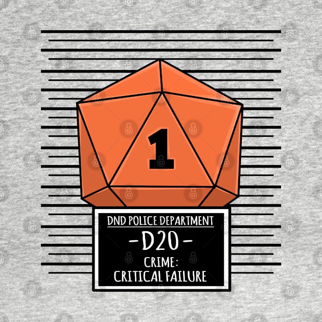 Dice Jail Funny Dungeons And Dragons DND D20 D1 Lover by Bingeprints